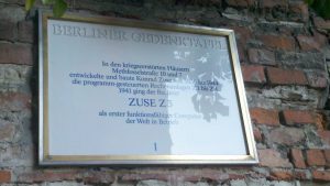 Wo Konrad Zuse seine Z3 baute